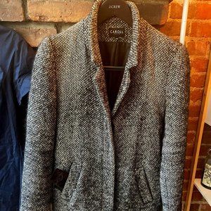 Tweeded Wool Coat